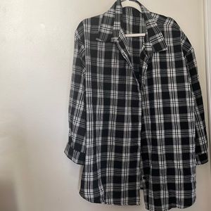 Shein 1x oversized flannel